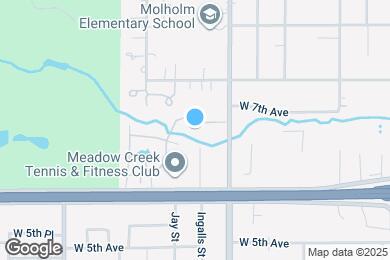 Map image of the property - 701 Harlan St