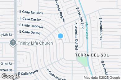 Map image of the property - 6536 E Calle Castor