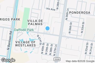 Map image of the property - 3836 W Daffodil Ave