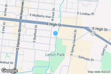 Map image of the property - 227 E Pomfret St