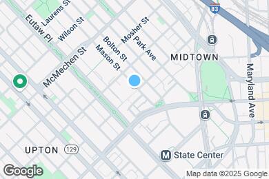 Map image of the property - 252 W Lanvale St