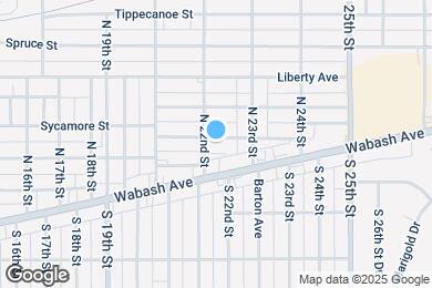 Map image of the property - 2209 Sycamore St