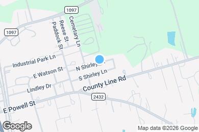 Map image of the property - 200 N Shirley Ln