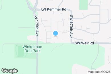 Map image of the property - 9903 SW 172nd Ave