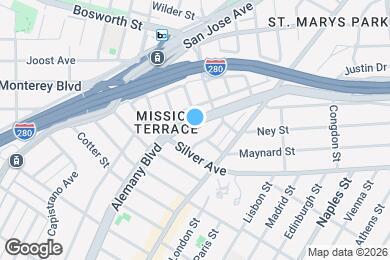 Map image of the property - 1257 Alemany Blvd