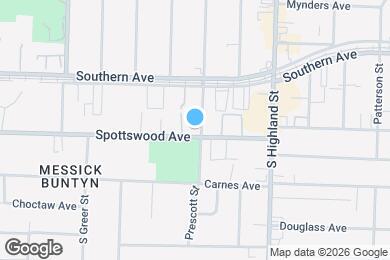 Map image of the property - 3394 Spottswood Ave