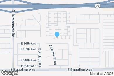 Map image of the property - 2205 E 35th Ave