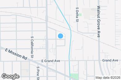 Map image of the property - 636 S Gladys Ave