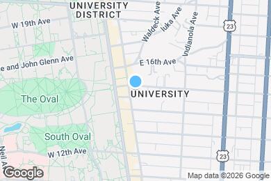 Map image of the property - 43 E 15th Ave