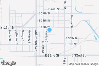 Map image of the property - 1128 Manor Ct