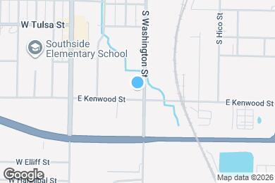Map image of the property - 936 S Washington St