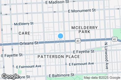 Map image of the property - 2414 Orleans St