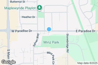 Map image of the property - 153-155 W Paradise Dr