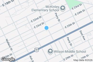 Map image of the property - 753 E 24th St