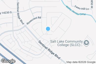 Map image of the property - 14367 S Bella Vea Dr