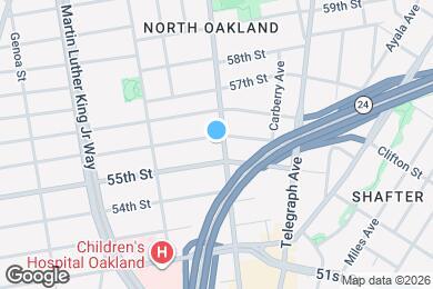 Map image of the property - 5521 Shattuck Ave