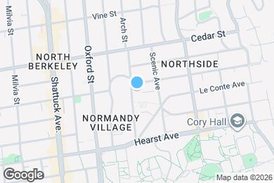 Map image of the property - 1729 Arch Street