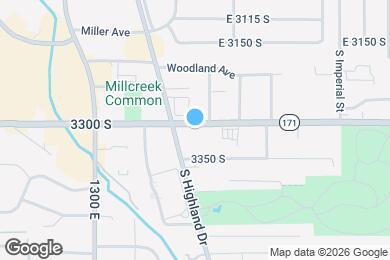Map image of the property - 1446 E 3300 S