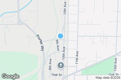 Map image of the property - 1102 9th Ave