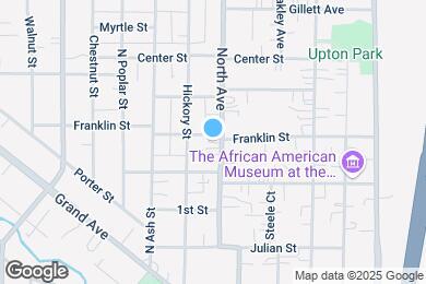 Map image of the property - 536 North Ave