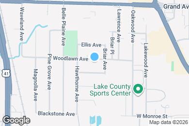Map image of the property - 3485 Woodlawn Ave