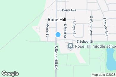Map image of the property - 314 S Rose Hill Rd