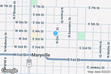 Map image of the property - 333 E 3rd St
