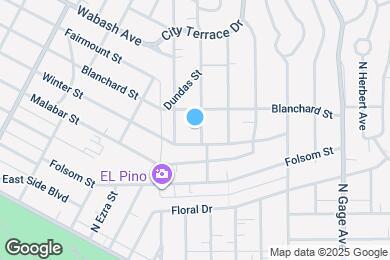 Map image of the property - 819 N Hicks Ave