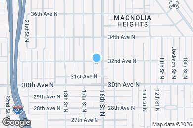 Map image of the property - 1628 32nd Ave N