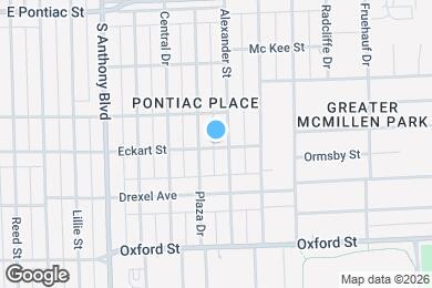 Map image of the property - 2117 Eckart St