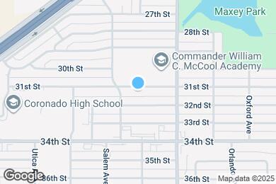 Map image of the property - 4421 31st St