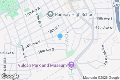 Map image of the property - 1733 14th Ct S