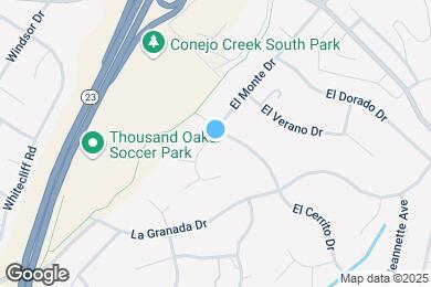 Map image of the property - 1184 El Monte Dr