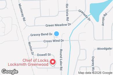 Map image of the property - 1351 Brooks Dr