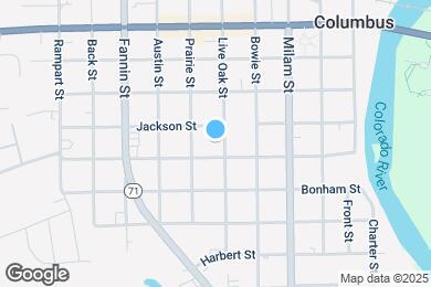 Map image of the property - 1424 Live Oak St