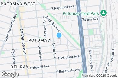 Map image of the property - 2304 Burke Ave