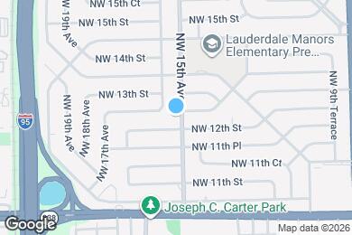 Map image of the property - 1219 NW 15th Ave