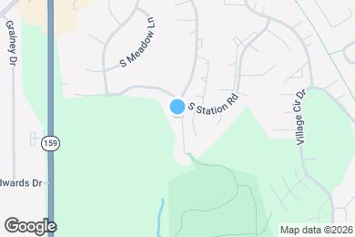 Map image of the property - 8 S Trace Rd