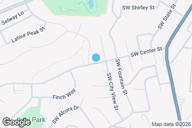 Map image of the property - 627 SW Center St