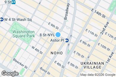 Map image of the property - 1 Astor Pl