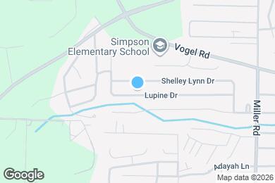 Map image of the property - 3201 Lupine Dr