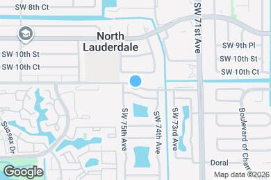 Map image of the property - 7427 SW 11th Ct