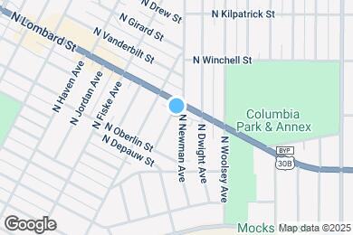 Map image of the property - 7468 N Huron Ave