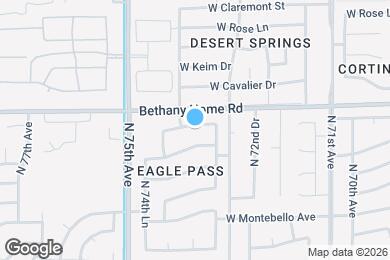 Map image of the property - 7375 W Palo Verde Dr