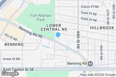 Map image of the property - 4208 Benning Rd NE