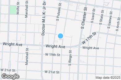 Map image of the property - 1814 1/2 South Cross Street