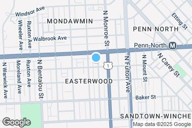 Map image of the property - 1806 Appleton St