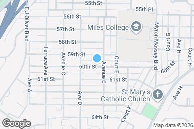 Map image of the property - 430 60th St Ensley