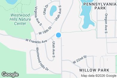 Map image of the property - 2006 Texas Ave S