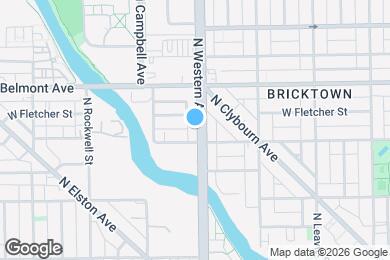 Map image of the property - 3110 N Western Ave